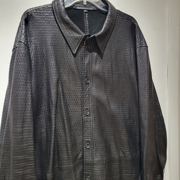 Saxony Leather Shirt Jacket - Picture 6 of 12